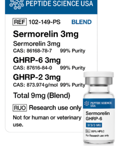 Sermorelin, GHRP-6, GHRP-2 9mg (Blend)