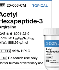 Acetyl Hexapeptide-3 (Argireline) 200mg (Topical)