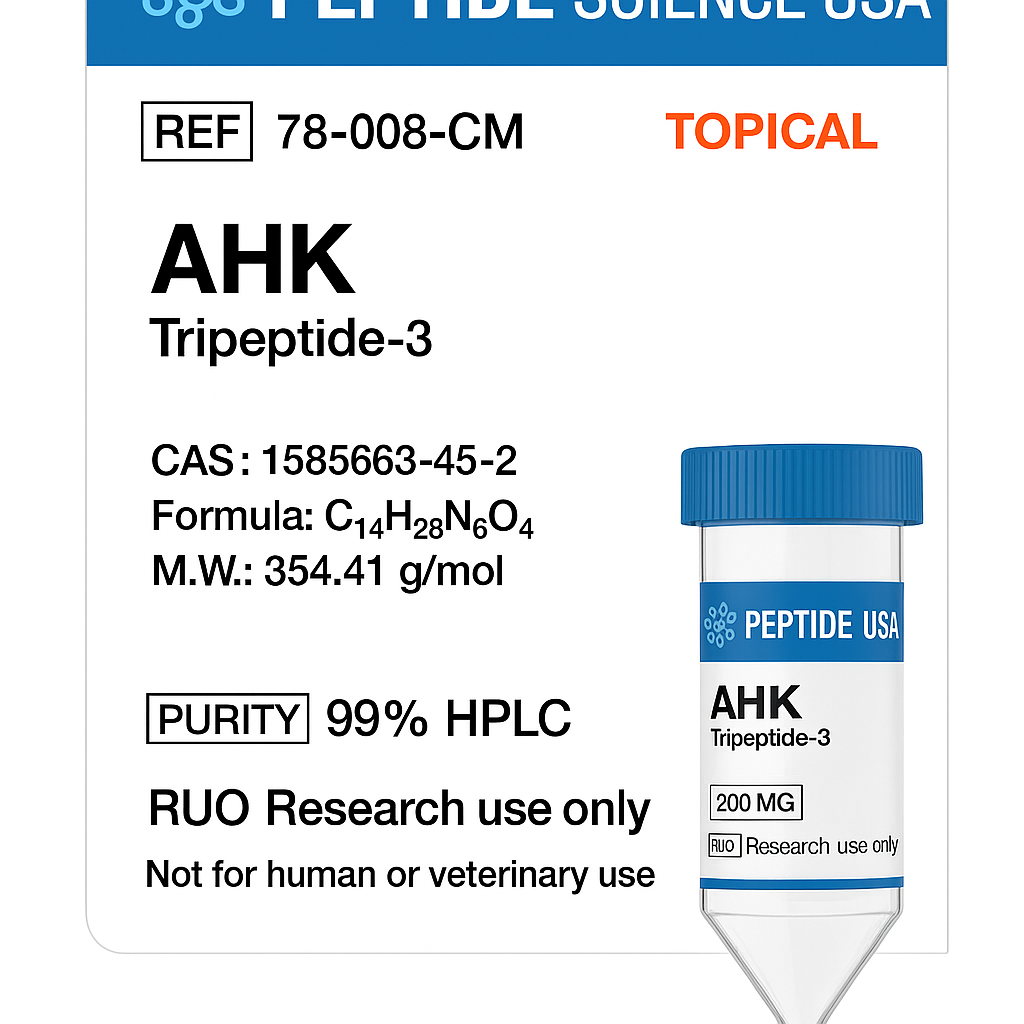 AHK (Tripeptide-3) 200mg AHK (Tripeptide-3) 200mg