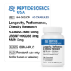 Longevity, Performance & Obesity Research (60 Capsules) FREE Shipping
