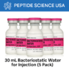 30ml Bacteriostatic Water for Injection (5 Pack)