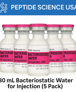 30ml Bacteriostatic Water for Injection (5 Pack)