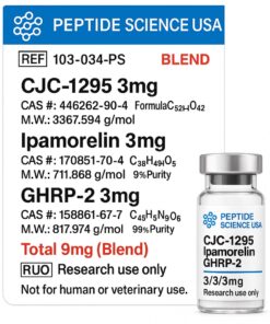CJC-1295, Ipamorelin 10mg (No DAC) (Peptide Blend) 2mg  | 5mg | 10mg